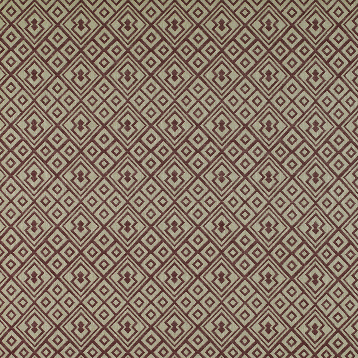 GASTON Y DANIELA GDT5325.005.0 BERGAMO BURDEOS Fabric - Eade's Wallpaper
