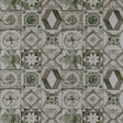 GASTON Y DANIELA GDT5332.003.0 TRASTEVERE VERDE Fabric - Eade's Wallpaper