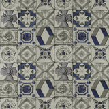 GASTON Y DANIELA GDT5332.004.0 TRASTEVERE AZUL/GRIS Fabric - Eade's Wallpaper