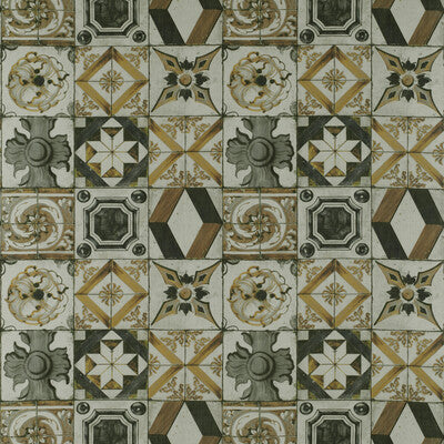 GASTON Y DANIELA GDT5332.005.0 TRASTEVERE ORO/GRIS Fabric - Eade's Wallpaper