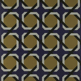 GASTON Y DANIELA GDT5340.003.0 PARIONI AZUL/OCRE Fabric - Eade's Wallpaper