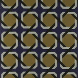 GASTON Y DANIELA GDT5340.003.0 PARIONI AZUL/OCRE Fabric - Eade's Wallpaper