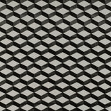 GASTON Y DANIELA GDT5343.001.0 LIVORNO BLANCO/ONYX Fabric - Eade's Wallpaper