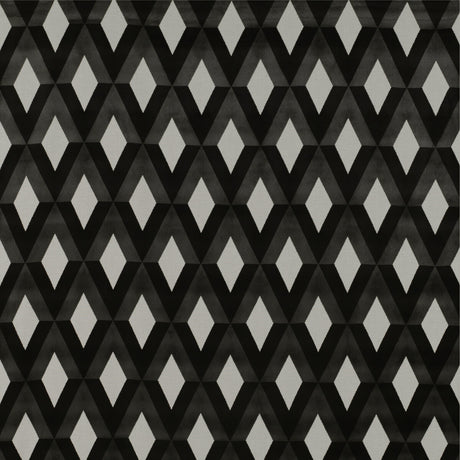 GASTON Y DANIELA GDT5345.001.0 SIENA BLANCO/ONYX Fabric - Eade's Wallpaper
