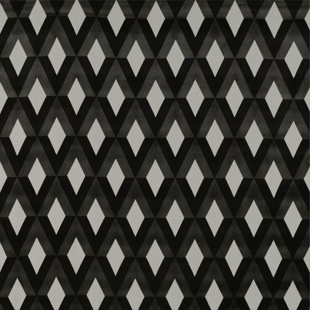 GASTON Y DANIELA GDT5345.001.0 SIENA BLANCO/ONYX Fabric - Eade's Wallpaper