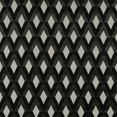 GASTON Y DANIELA GDT5345.001.0 SIENA BLANCO/ONYX Fabric - Eade's Wallpaper