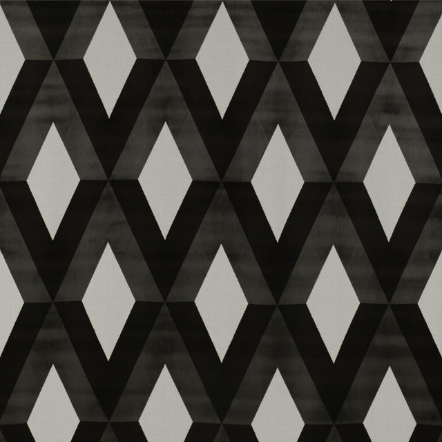 GASTON Y DANIELA GDT5346.001.0 SAN LORENZO BLANCO/ONYX Fabric - Eade's Wallpaper