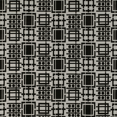 GASTON Y DANIELA GDT5349.001.0 PRATO BLANCO/ONYX Fabric - Eade's Wallpaper