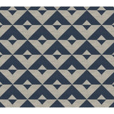 GASTON Y DANIELA GDT5373.9.0 KENIA AZUL OSCURO Fabric - Eade's Wallpaper