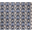 GASTON Y DANIELA GDT5403.1.0 QUEEN AZUL/BLACK  Fabric - Eade's Wallpaper