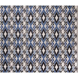 GASTON Y DANIELA GDT5403.1.0 QUEEN AZUL/BLACK  Fabric - Eade's Wallpaper