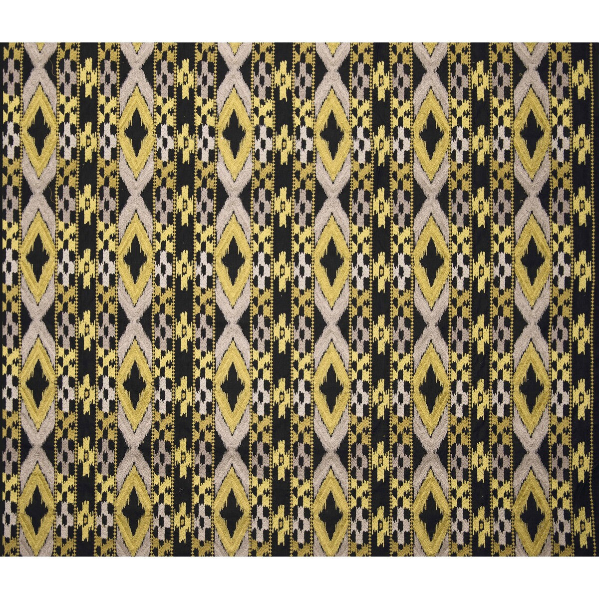GASTON Y DANIELA GDT5403.4.0 QUEEN BLK/AMARILLO Fabric - Eade's Wallpaper