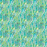 GASTON Y DANIELA GDT5491.001.0 CACTUS AZUL/VERDE Fabric - Eade's Wallpaper
