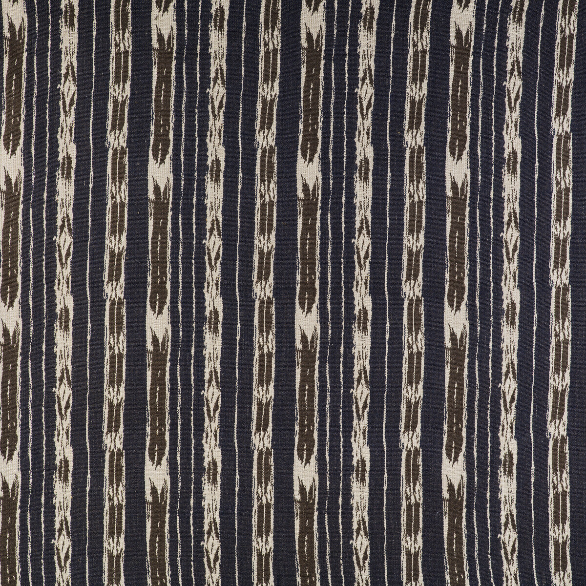 GASTON Y DANIELA GDT5497.003.0 BANDAS CRUDO/AZUL Fabric - Eade's Wallpaper