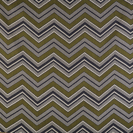 GASTON Y DANIELA GDT5498.001.0 ZIG ZAG VERDE/NAVY Fabric - Eade's Wallpaper