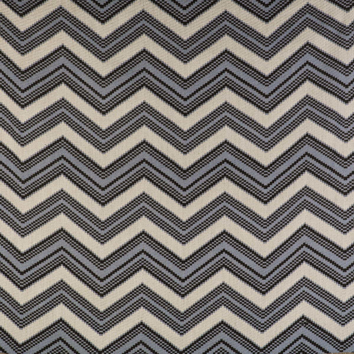 GASTON Y DANIELA GDT5498.002.0 ZIG ZAG CRUDO/AZUL Fabric - Eade's Wallpaper