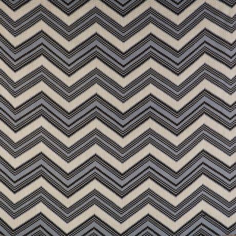 GASTON Y DANIELA GDT5498.002.0 ZIG ZAG CRUDO/AZUL Fabric - Eade's Wallpaper
