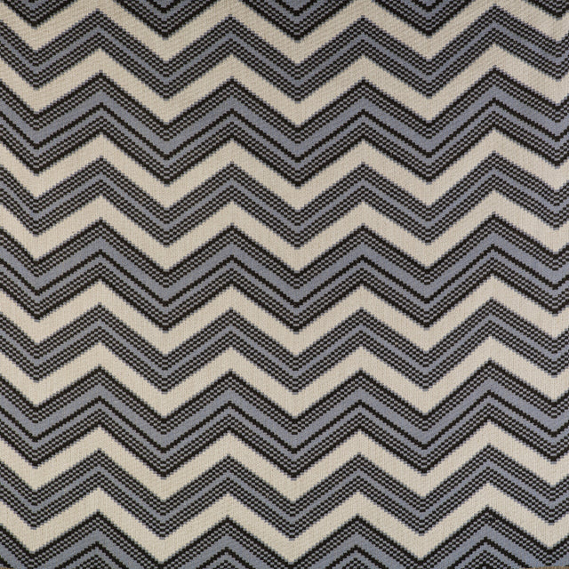 GASTON Y DANIELA GDT5498.002.0 ZIG ZAG CRUDO/AZUL Fabric - Eade's Wallpaper
