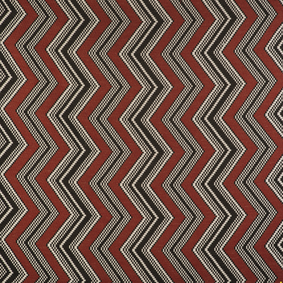 GASTON Y DANIELA GDT5498.003.0 ZIG ZAG ROJO Fabric - Eade's Wallpaper