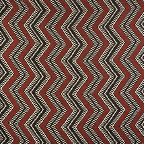 GASTON Y DANIELA GDT5498.003.0 ZIG ZAG ROJO Fabric - Eade's Wallpaper