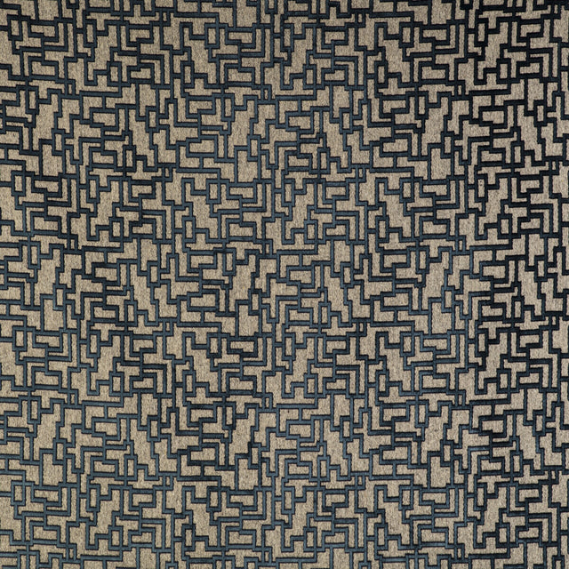 GASTON Y DANIELA GDT5501.002.0 LABERINTO AZUL Fabric - Eade's Wallpaper