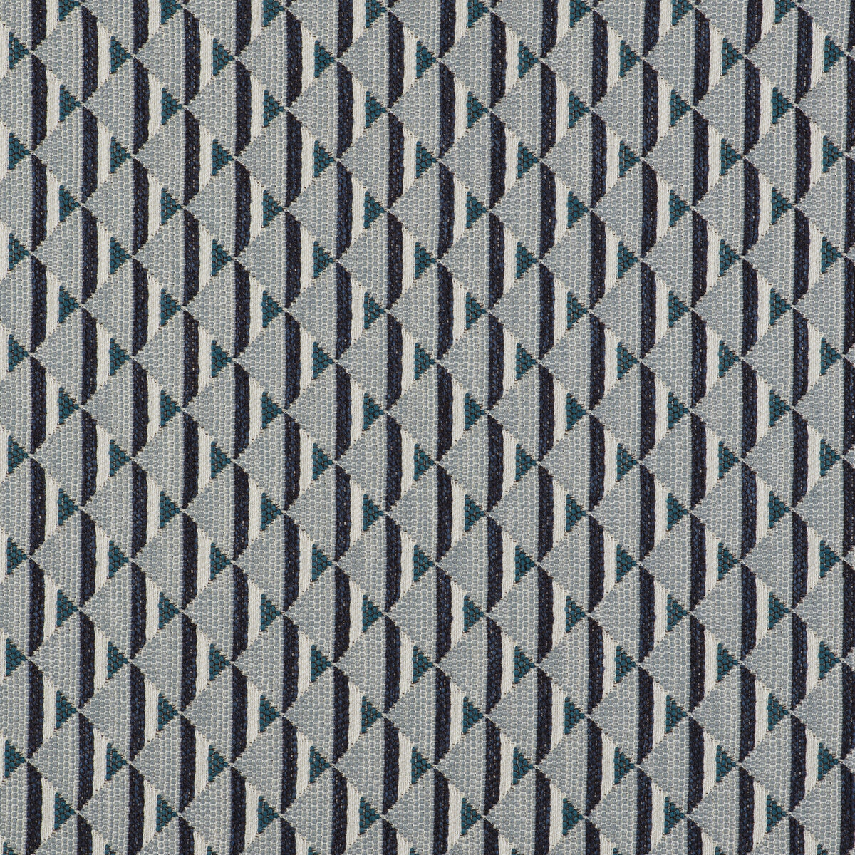 GASTON Y DANIELA GDT5512.002.0 PIRAMIDES AZUL Fabric - Eade's Wallpaper