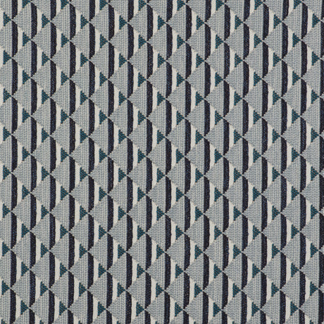 GASTON Y DANIELA GDT5512.002.0 PIRAMIDES AZUL Fabric - Eade's Wallpaper