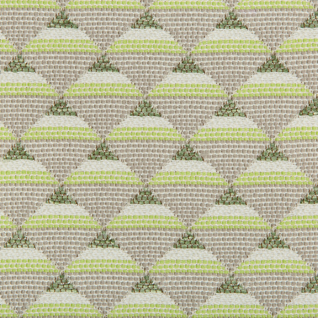 GASTON Y DANIELA GDT5512.003.0 PIRAMIDES VERDE Fabric - Eade's Wallpaper