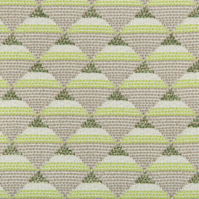GASTON Y DANIELA GDT5512.003.0 PIRAMIDES VERDE Fabric - Eade's Wallpaper