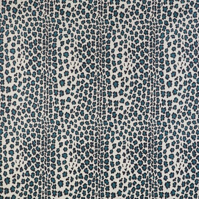 GASTON Y DANIELA GDT5515.001.0 LEOPARDO AZUL Fabric - Eade's Wallpaper