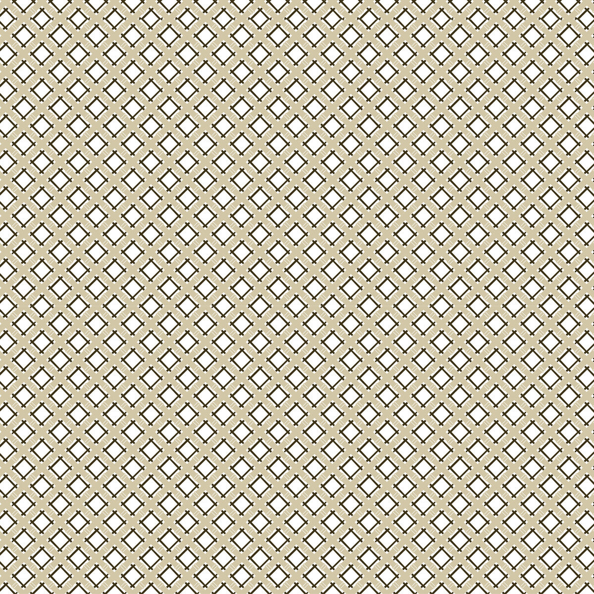 GASTON Y DANIELA GDT5527.003.0 TRELLIS BEIGE/NEGRO Fabric - Eade's Wallpaper