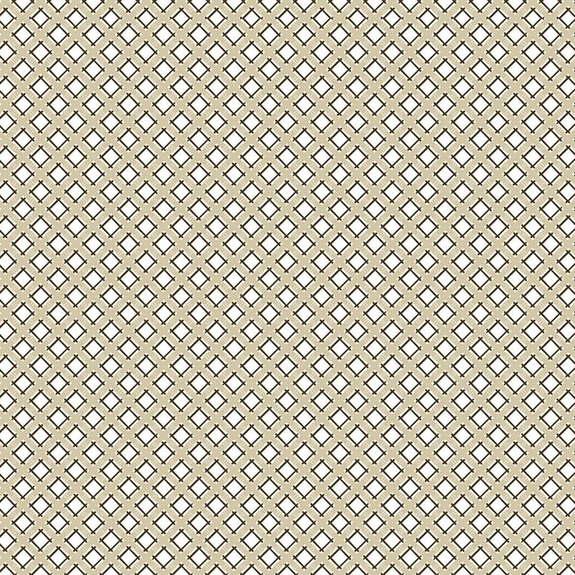 GASTON Y DANIELA GDT5527.003.0 TRELLIS BEIGE/NEGRO Fabric - Eade's Wallpaper