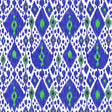 GASTON Y DANIELA GDT5542.001.0 IKAT AZUL Fabric - Eade's Wallpaper