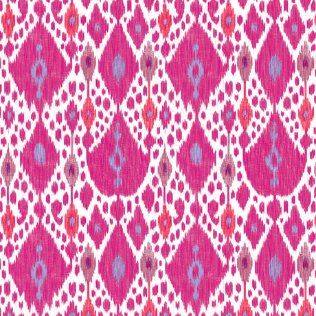 GASTON Y DANIELA GDT5542.003.0 IKAT ROJO Fabric - Eade's Wallpaper