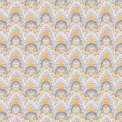 GASTON Y DANIELA GDT5543.004.0 GANGES OCRE Fabric - Eade's Wallpaper