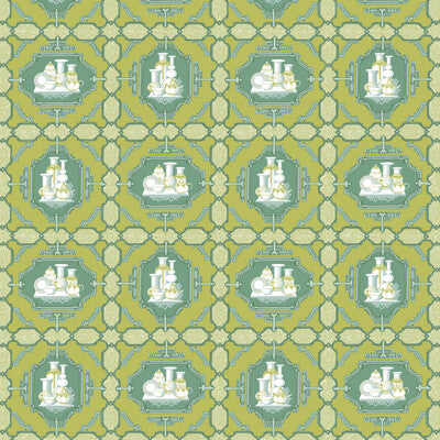 GASTON Y DANIELA GDT5544.002.0 PORCELANAS LIMA Fabric - Eade's Wallpaper