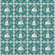 GASTON Y DANIELA GDT5544.003.0 PORCELANAS ESMERALDA Fabric - Eade's Wallpaper