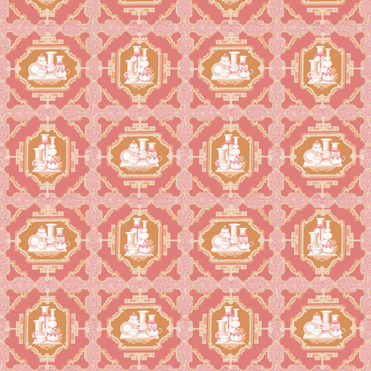 GASTON Y DANIELA GDT5544.004.0 PORCELANAS POMELO Fabric - Eade's Wallpaper