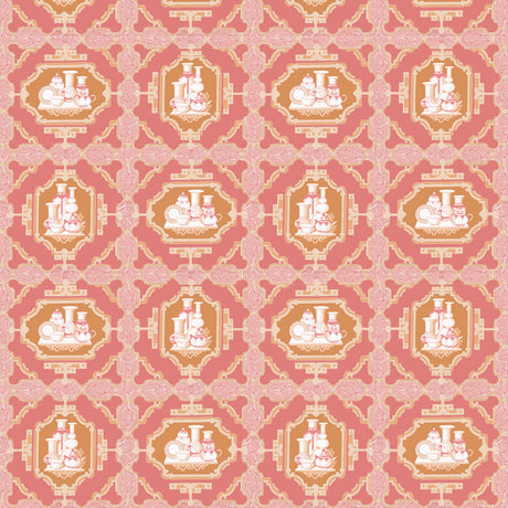 GASTON Y DANIELA GDT5544.004.0 PORCELANAS POMELO Fabric - Eade's Wallpaper