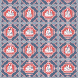 GASTON Y DANIELA GDT5544.005.0 PORCELANAS AZUL Fabric - Eade's Wallpaper