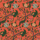 GASTON Y DANIELA GDT5545.001.0 PALAMPORE CORAL Fabric - Eade's Wallpaper