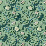 GASTON Y DANIELA GDT5545.002.0 PALAMPORE VERDE Fabric - Eade's Wallpaper