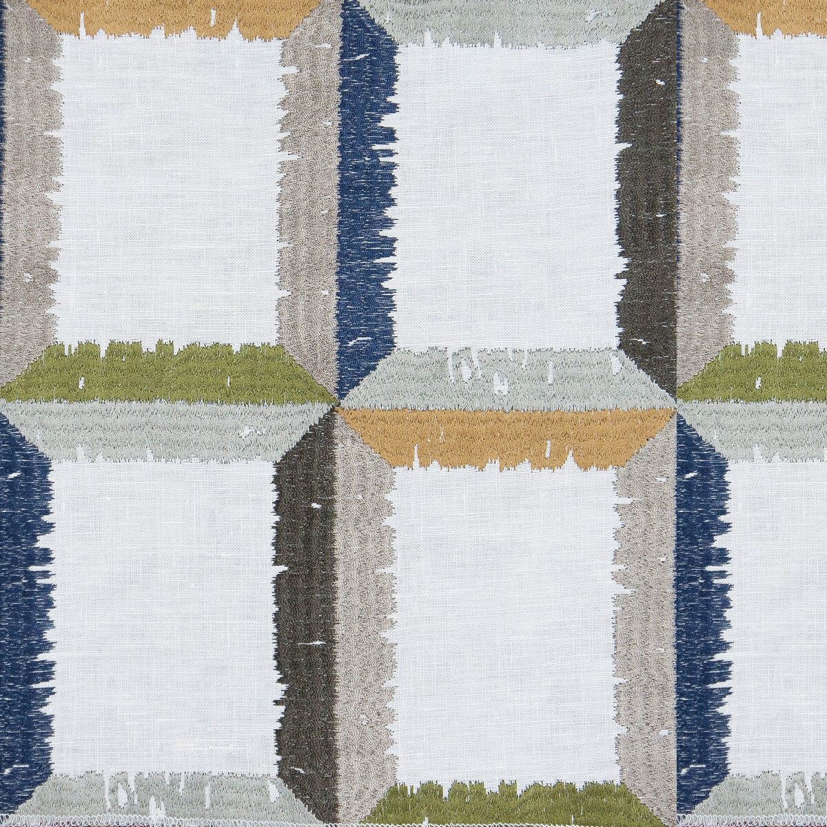 GASTON Y DANIELA GDT5563.002.0 YUCATAN MARRON Fabric - Eade's Wallpaper