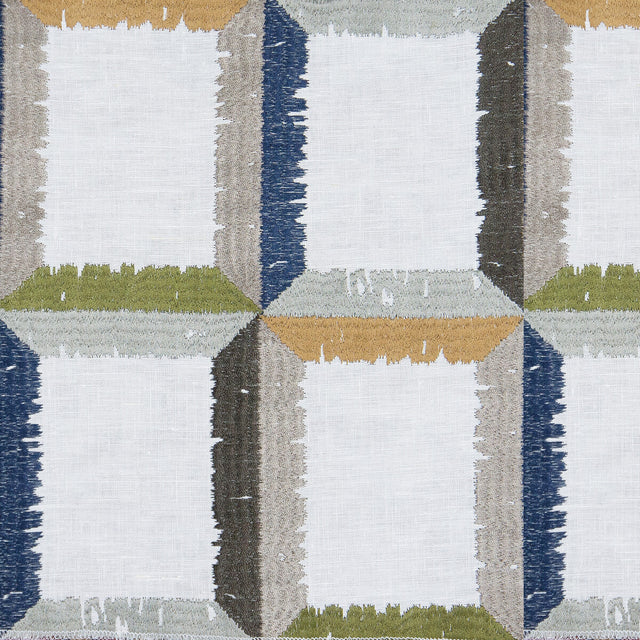 GASTON Y DANIELA GDT5563.002.0 YUCATAN MARRON Fabric - Eade's Wallpaper