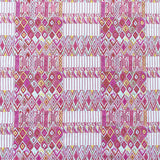 GASTON Y DANIELA GDT5564.001.0 HUIPIL ROSA/VERDE Fabric - Eade's Wallpaper