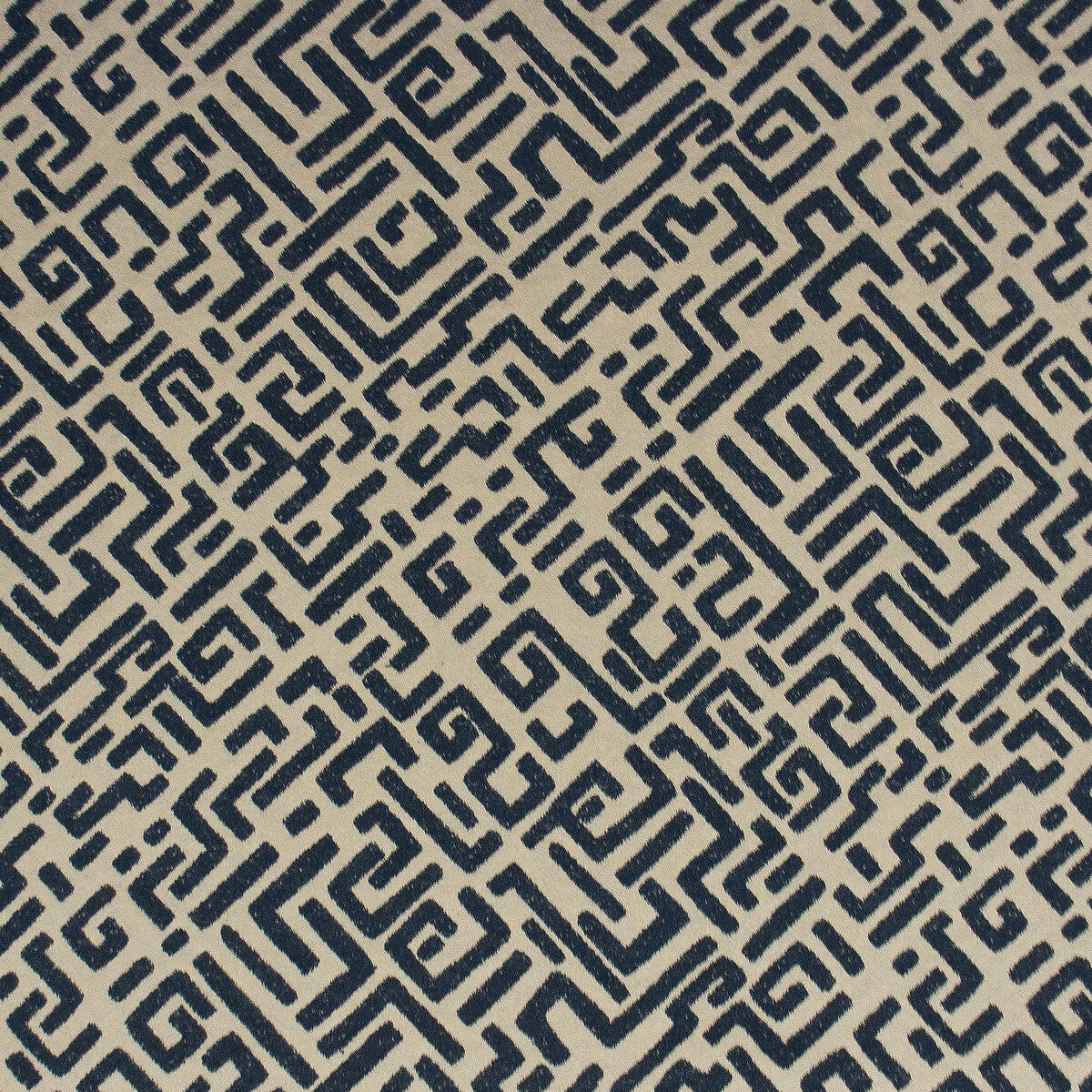 GASTON Y DANIELA GDT5586.002.0 ESCRITURA OCRE/BLACK Fabric - Eade's Wallpaper