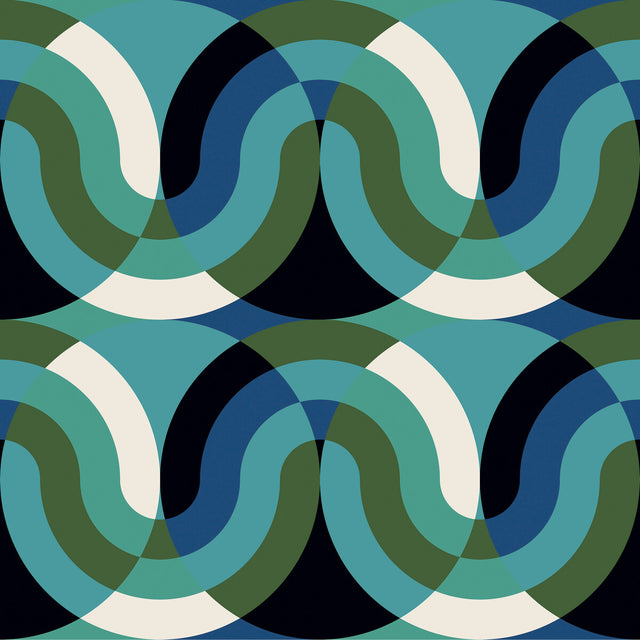 GASTON Y DANIELA GDT5624.002.0 KIMI AZUL/VERDE Fabric - Eade's Wallpaper