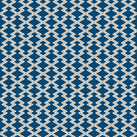 GASTON Y DANIELA GDT5625.003.0 HAYAMI AZUL/OCRE Fabric - Eade's Wallpaper