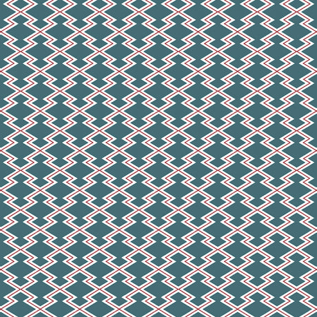GASTON Y DANIELA GDT5625.005.0 HAYAMI AZUL CLARO/ROJO Fabric - Eade's Wallpaper