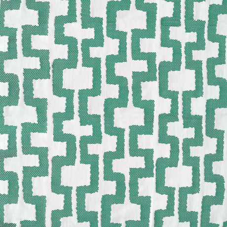 GASTON Y DANIELA GDT5628.004.0 RYU VERDE Fabric - Eade's Wallpaper